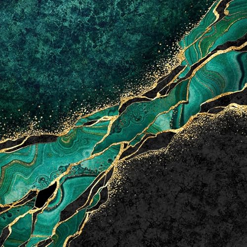 20 Servietten Muster Struktur grün-schwarz im Marble-Stil als Tischdeko. Papierservietten mit Motiv. Auch für Decoupage und Serviettentechnik 33x33cm