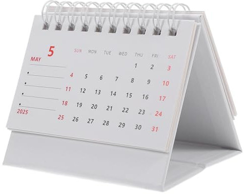 DIYEAH Tischkalender Stehender Kalender Für Zuhause Und Büro Dekorativer Monatskalender Praktischer Notizblock Für Tägliche Verwendung Jahres-format