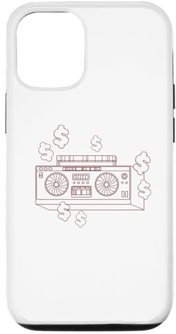 Hülle für iPhone 13 Pro 70er 80er 90er Y2K Dollar Boom Box Ghetto Blaster