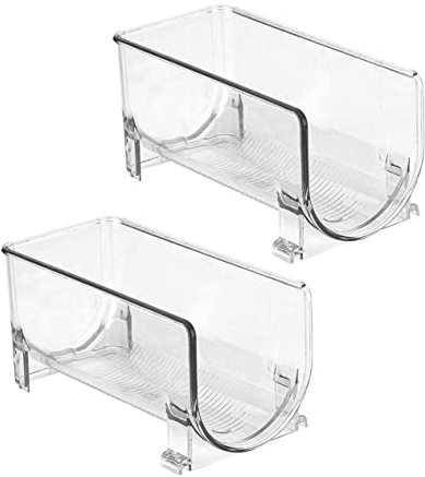 KICHOUSE 2er-Pack Stapelbares Weinregal Schubladen-Organizer Kunststoff Dekorativ Für Bar Und Zuhause