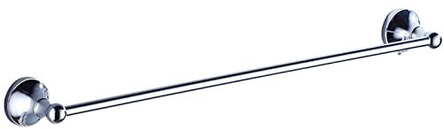Handtuchhalter fürs Badezimmer, verchromtes Messing, an der Wand montierter Handtuchhalter für die Dusche, moderner, einfacher Handtuchhalter für Küche, Balkon, Waschraum, 60 x 7,2 cm (Größe: 60 x