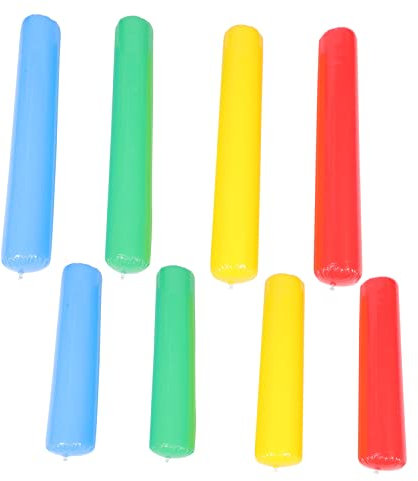 OFFSCH 8 Stück Bunte Pvc Aufblasbare Lärm-sticks Für Junge Mädchen Geräuschaktive Party Sportcheering-stäbe Kindergarten-spielzeug Für Lauten Applaus Und Spannende Atmosphäre