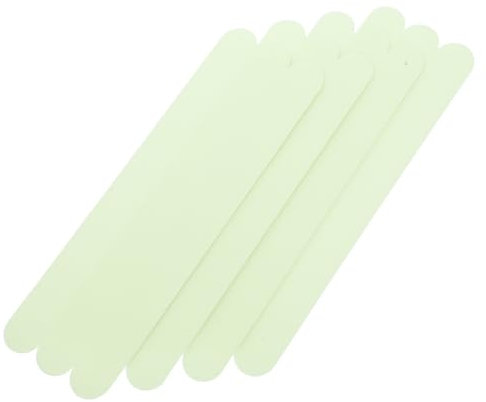 ORFOFE 12pezzi Antiscivolo Per Scale Adesivo Design Fluorescente Per Facile Applicare Su Gradini e Bagnati