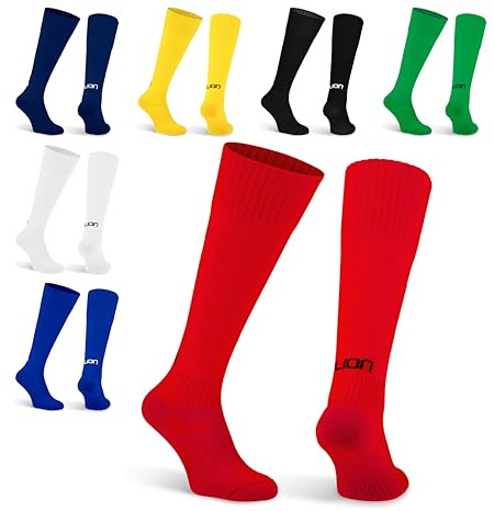 LION SPORTSWEAR Plain Cub Football Socks – Kids & Adult Sizes – Multiple Colours – Comfortable & Durable Sports Socks
