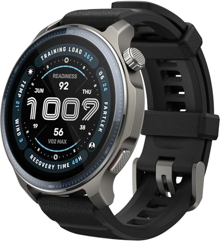 Amazfit Balance 2 Smart Watch 47mm 1.5 AMOLED Sapphire Glass, Offline Maps, Dual Band GPS, 21 Days Battery, 170+ Sport Modes, Hyrox & Golf Mode, Heart Rate & Sleep Tracker for Android & iPhone