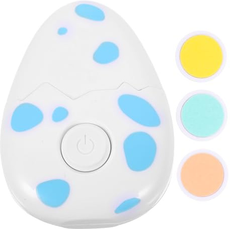 VALICLUD Cortauñas Eléctrico para Bebés Diseño de Huevo Seguro y Duradero y Cabezales de Molienda Múltiples y Cuidado de Uñas Delicadas Adecuado para Manicura Infantil