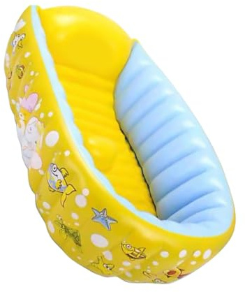 TOYANDONA Vasca Gonfiabile per Ragazzo Ragazza in PVC Spesso Piscina per Uso Interno ed Esterno Vasca da Bagno Portatile e Resistente per Ragazzo Ragazza e Infanti Adatta Casa Spiaggia e