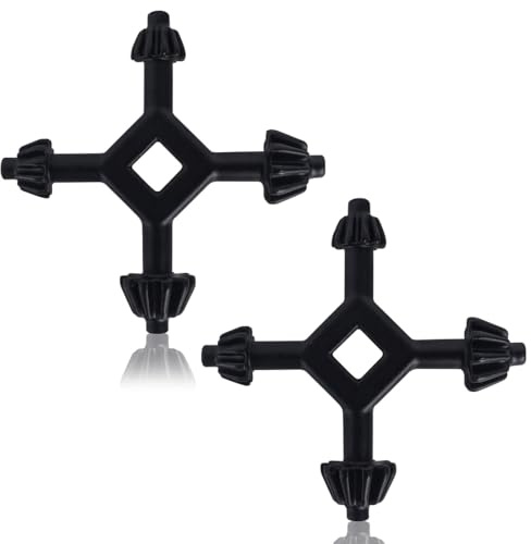 OPVYAEU 2 Pezzi Chiave per Mandrino Trapano, Chiave Per Mandrino Multifunzione 4 In 1 Elettrico Drill Chuck Key per Stringere e Allentare Maggior Parte Delle Punte Trapano Mandrini per Elettroutensili