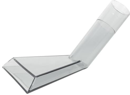 Healeved - Boquilla para aspiradora de agua y polvo, transparente, boquilla extractora y tapicería, accesorio de gran apertura para limpieza líquida derramada y recogida de manchas