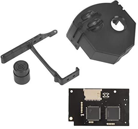 Naroote Kit de Carte de Simulation de Lecteur Optique, Accessoires de Jeu, Installation Facile, Stable V5.15b pour Hôte VA1 (Noir transparent)