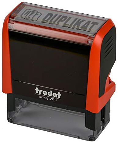 Trodat Printy 4913 feuerrot DUPLIKAT SCHWARZ