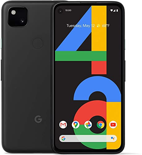 Google Pixel 4a – New Unlocked Android Smartphone – 128 GB of Storage – Up to 24 Hour Battery Just Black (Refurbished)