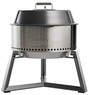 Solo Stove Portable Charcoal Grill | Incl. Stand, Grill Shelter, Grill Carry Case, Grill Tools, Grill Pack (1,8 kg), Starters (4ct), Made of 304 Stainless Steel/Cold Rolled Steel, 56 x 74,7 cm