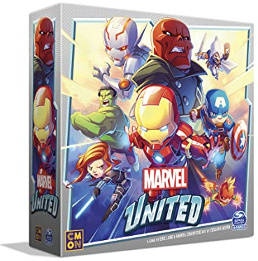 Asmodee Marvel United, Brettspiel, 1–4 Spieler, ab 10 Jahren, italienische Ausgabe