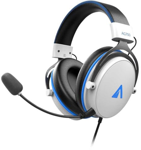 Abysm Gaming Auriculares AG700 Pro 7.1, con Micrófono, Sonido Envolvente Virtual Surround 7.1, Cancelación de Ruido pasiva, para PS5, Xbox Series, Nintendo Switch, Laptop, Mac, PC y Smartphone