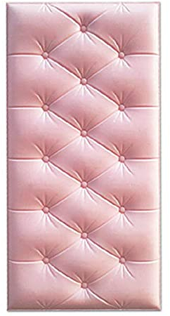 WSWJDW 3D Wasserdichte Tapete Kunstleder Schaum Selbstklebende Tapete für Wohnzimmer Schlafzimmer Kinderzimmer DIY Wandaufkleber Hintergrund,Rosa,4PCS