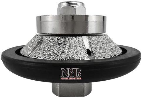 NBB Diamant-Profilscheibe Diamantfräser Fräsbohrer Trennreibahle Profilierungs-Bit für Porzellan Fliesen Keramik Granit Marmor Stein einfach zu verwenden auf Winkelschleifer (E Bevel, E10)