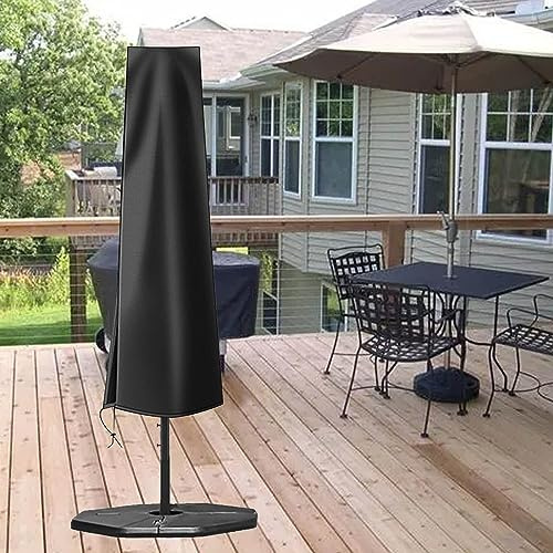 Funda Protectora Para Parasol De Ø 2 A 4.0m Funda Sombrilla Jardin Cubierta Protectora Para Sombrilla De Plátano Resistente A La Intemperie, Resistente A Los Rayos , Resistente A La Niev ( Tamaño : 19