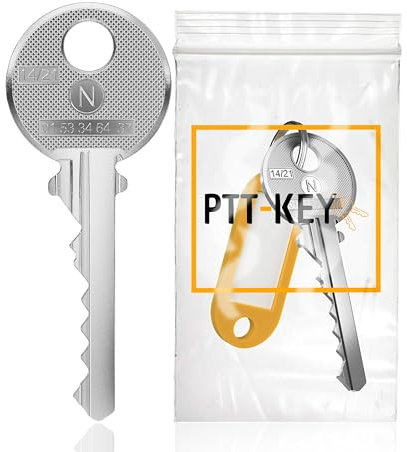 PTT-KEY - Llave PTT N10 para cerradura de buzón y entrada de edificio, Abre Puertas - Llave universal - Barril de buzón - Pase PTT N10 - Pase universal
