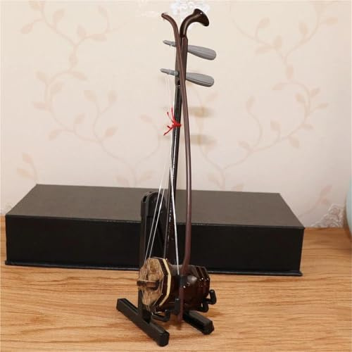 LJERFSW Miniatur-Pipa-Modell Mit Ständer Und Koffer Mini-Zither Mini-Ornamente Für Chinesische Traditionelle Musikinstrumente(D)