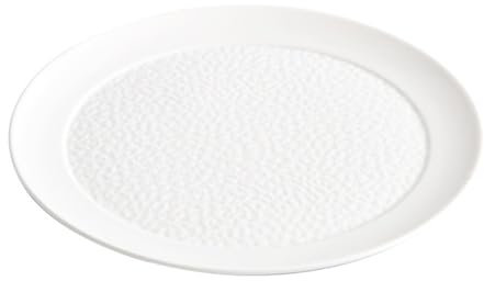 KOHUS Platos Llanos Plato grande de cerámica for verduras, plato plano for carne occidental for el hogar, vajilla de Hotel Platos de Ensalada(13 inches)