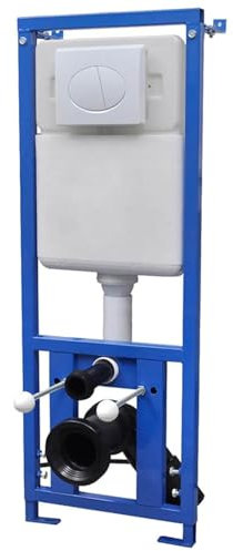 Juroupi Sciacquone WC a Scomparsa Sanitari Bidet Bidè 11 L Scarico Bagno Water