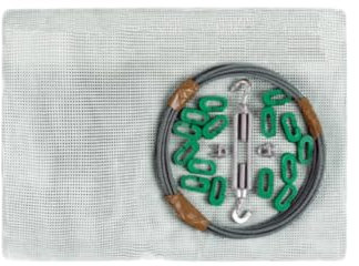 BEARPAW PRODUCTS Pfeilfangnetz für Bogenschießen - Zielscheibe Bogen Pfeilfangmatte Zielscheiben Bogensport Zubehör Armbrust Pfeilfang (Weiß, 5 Meter)