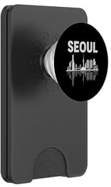 Seoul Cityscape South Korea Capital Travel Souvenir PopSockets PopWallet for MagSafe