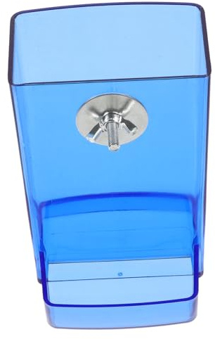 GANAZONO Automatischer Vogelfutterspender für Kleine Vögel Wetterfester Futterhalter mit Spritzschutz Transparenter Vogel Futterbehälter Geeignet für Wellensittiche Papageien und Kleintiere