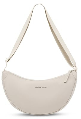 Kapten & Son Moon Bag Sandstone 3,5L | Bauchtasche Damen & Herren | Crossbody Bag Damen Beige | Umhängetasche wasserabweisend | ideal für Reisen, Festival & Alltag