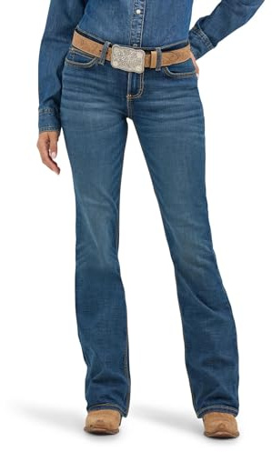 WranglerwomensRetro Mae Mid Rise Stretch Boot Cut Jean