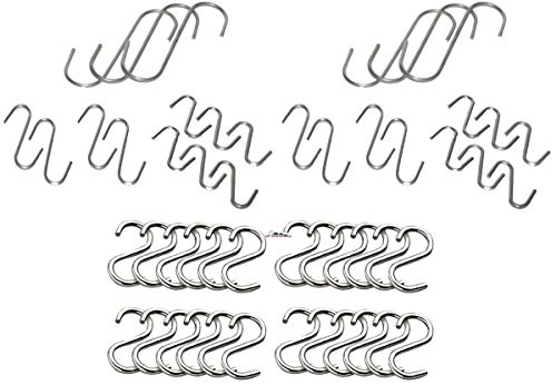 50 Stück S Haken Küchenhaken Haken S Formhaken diverse Grössen von all-around24