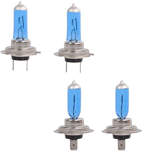 Mintice™ 4 X Véhicule de Voiture Lumineux H7 55W 6000K Xénon Gaz Halogène Ampoules de Lampe de projecteur Blanc