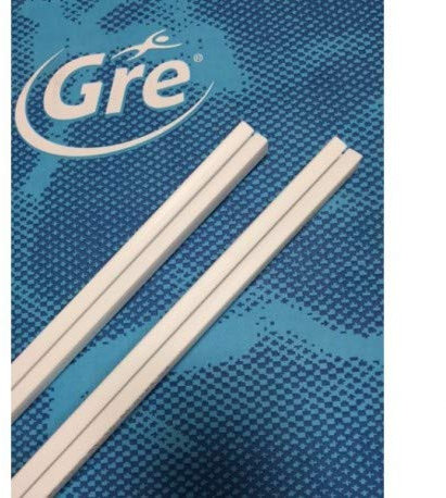 Gre - Perfil para fijación de liner de piscina, 2 unidades