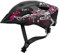 ABUS Stadthelm Aduro 2.0 - Allround-Fahrradhelm mit Licht - in sportivem Design für den Stadtverkehr - für Damen und Herren - Schwarz mit Blumen, Größe M