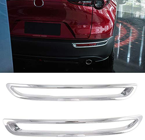 HIGH FLYING für CX-30 2019-2022 Exterieur Nebelschlussleuchte Dekor ABS Kunststoff (Chrom Verchromt)