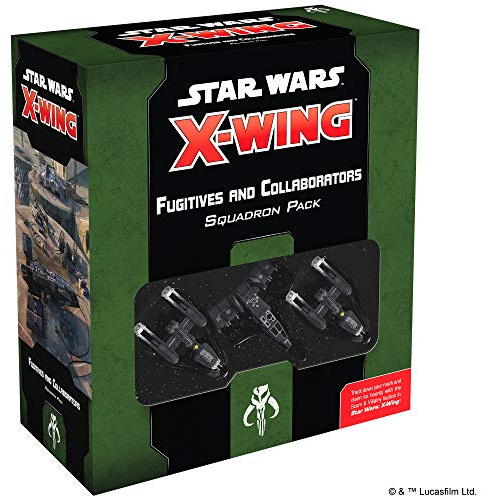 Fantasy Flight Games Star Wars X-Wing Second Edition: Scum and Villainy: Fugitives and Collaborators Squadron Pack, Miniaturspiel, ab 14 Jahren