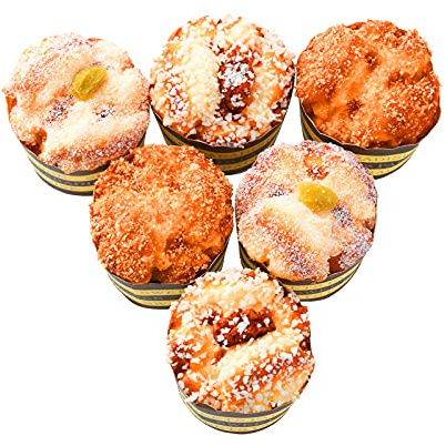 DRYEN Lot de 6 faux cupcakes réalistes pour décoration de fête à la maison