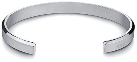 Alton of Sweden | Handgefertigt in Italien | Premium Armreif für Männer & Frauen | Edelstahl Armband in Silber & Gold | Exklusive Schmuck-Geschenkbox
