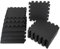 ALPIDEX 1,95 m² Unterlegmatte Schutzmatte 1 cm Dicke 21 Stück Poolmatte 30 x 30 x 1 cm Pool Whirlpool Planschbecken Bodenschutz Schwarz
