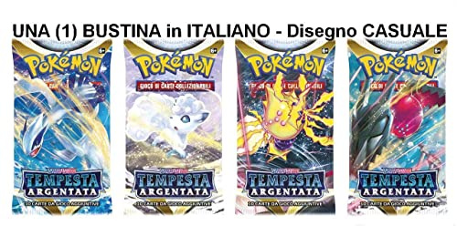 Spada e Scudo Tempesta Argentata busta 10 carte Artwork Random - (IT)