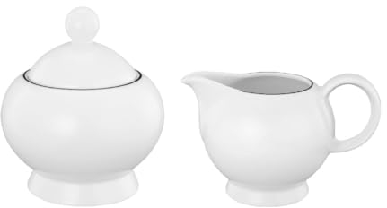 Generisch Seltmann Weiden Lido Black Line Zuckerdose + Milchkännchen 2 TLG. Set
