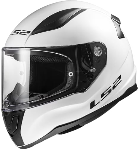 LS2, Casco Moto Integral RAPID II SOLID White, L