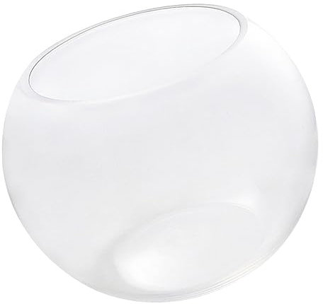 Milisten pecera de Cristal jarrón hidropónico pecera de Oficina peceras Home Decor Comedor Globo terrario de Plantas hidroponicas florero Mini Decoraciones Hiedra Tierra Cuenco Decorativo