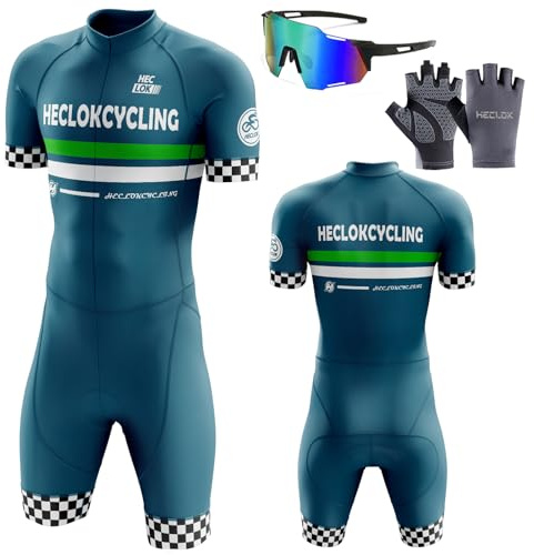 Combinaison de Triathlon pour Homme,Cyclisme Body＋Compétition Rembourré,Trisuit léger Courtes Manches pour Duathlon,Tri-Costume d'une pièce,Natation,Cyclisme,Vêtements de Cycliste (TYP-7,5XL)