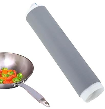 Supporto in silicone per manico caldo, manico di isolamento termico in silicone, isolamento termico, impugnatura protettiva in silicone, custodia anti-scottatura per la casa cucina