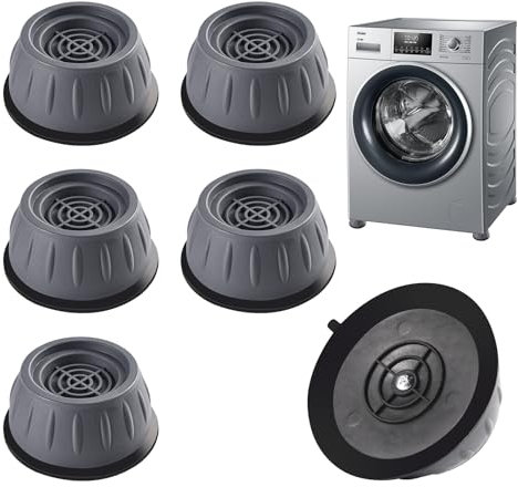 4PCS Washing Machine Feet Pads, Rubber Non-Slip Mats, Shock and Noise Cancelling Anti-Vibration Mat, Anti Slip Vibration, Rubber Anti-Walk Feet Pads for Dryer, Washing Machine, Dishwasher