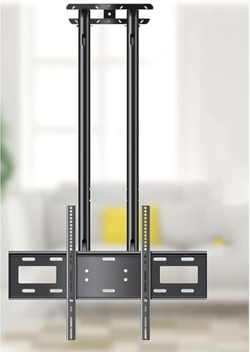 Ceiling TV Mount Bracket for 37 80 inch Flat Panel and Curved TVs – Adjustable Tilt TV Mount