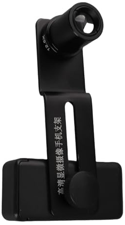 Adattatore per Smartphone con Lente per Microscopio, Adattatore per Fotocamera per Cellulare con Oculare 12,5X, Adattatore per Fotocamera per Smartphone per Tubo Oculare per