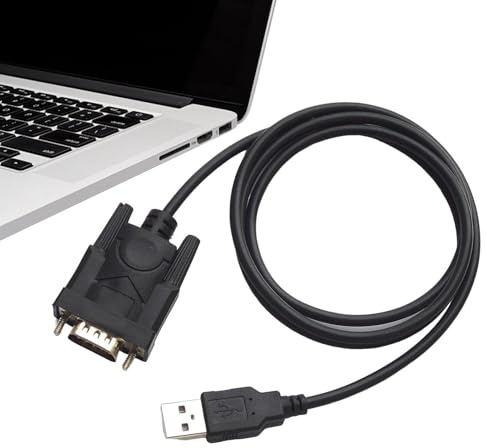 Adaptador Serie USB, Cable RS232 USB | Convertidor USB Serie 9 Pines DB9, Adaptador RS232 con chipset Prolific, Compatible con, Linux, PC, POS, CNC, módem